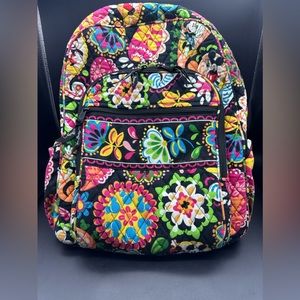 Vera Bradley campus backpack Midnight with Mickey